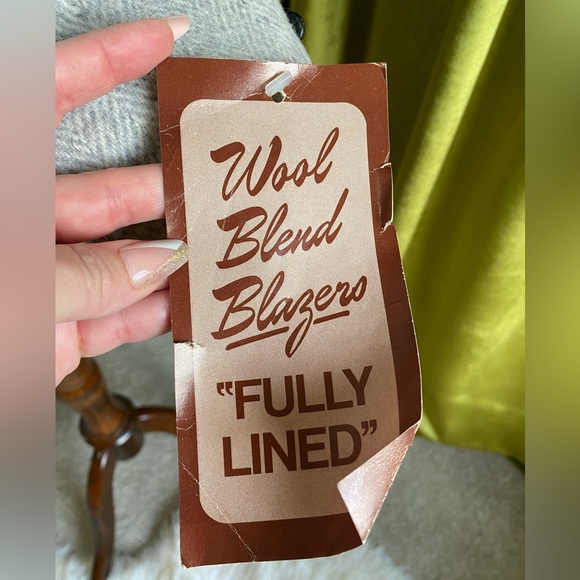 Vintage Deadstock Women’s Wool Blazer by Kmart, Grey, Size 8 | Mint Condition! - Picture 12 of 12